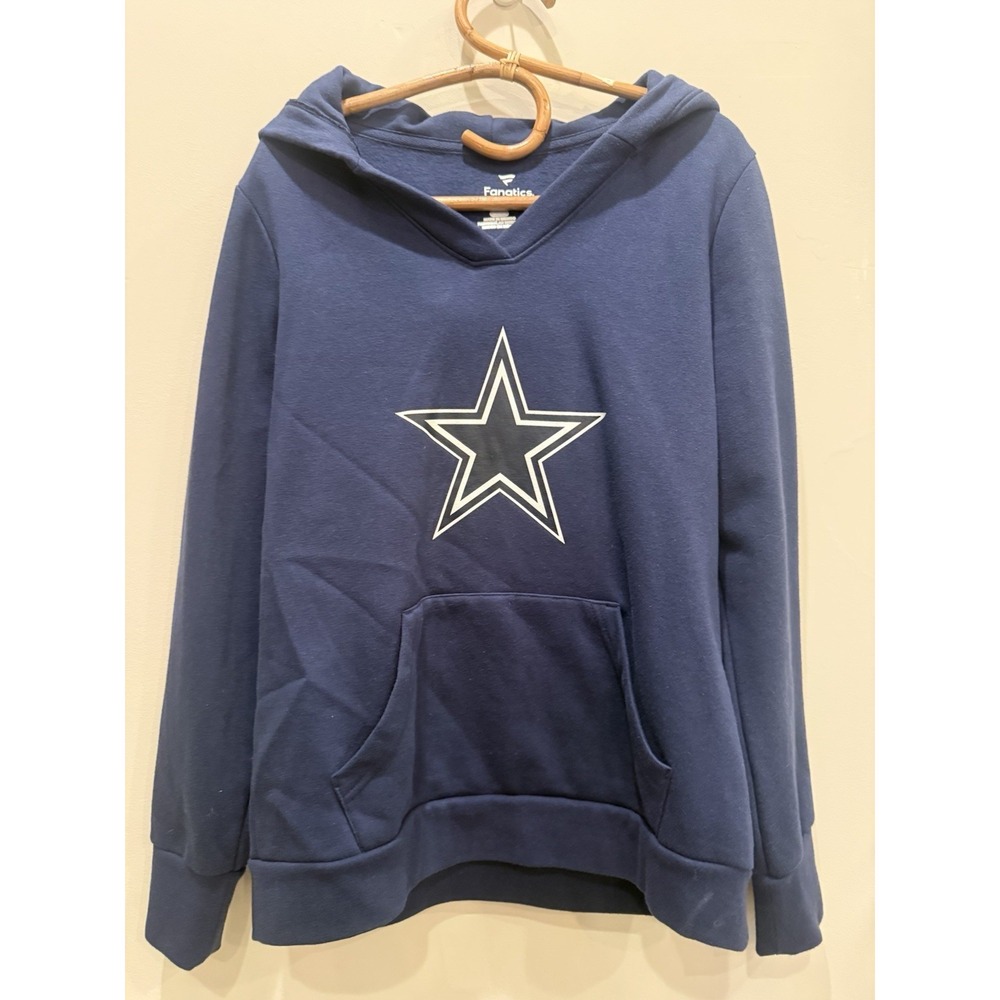 Fanatics Dallas Cowboys Mono Logo Graphic Hoodie Navy Adult Size Medium